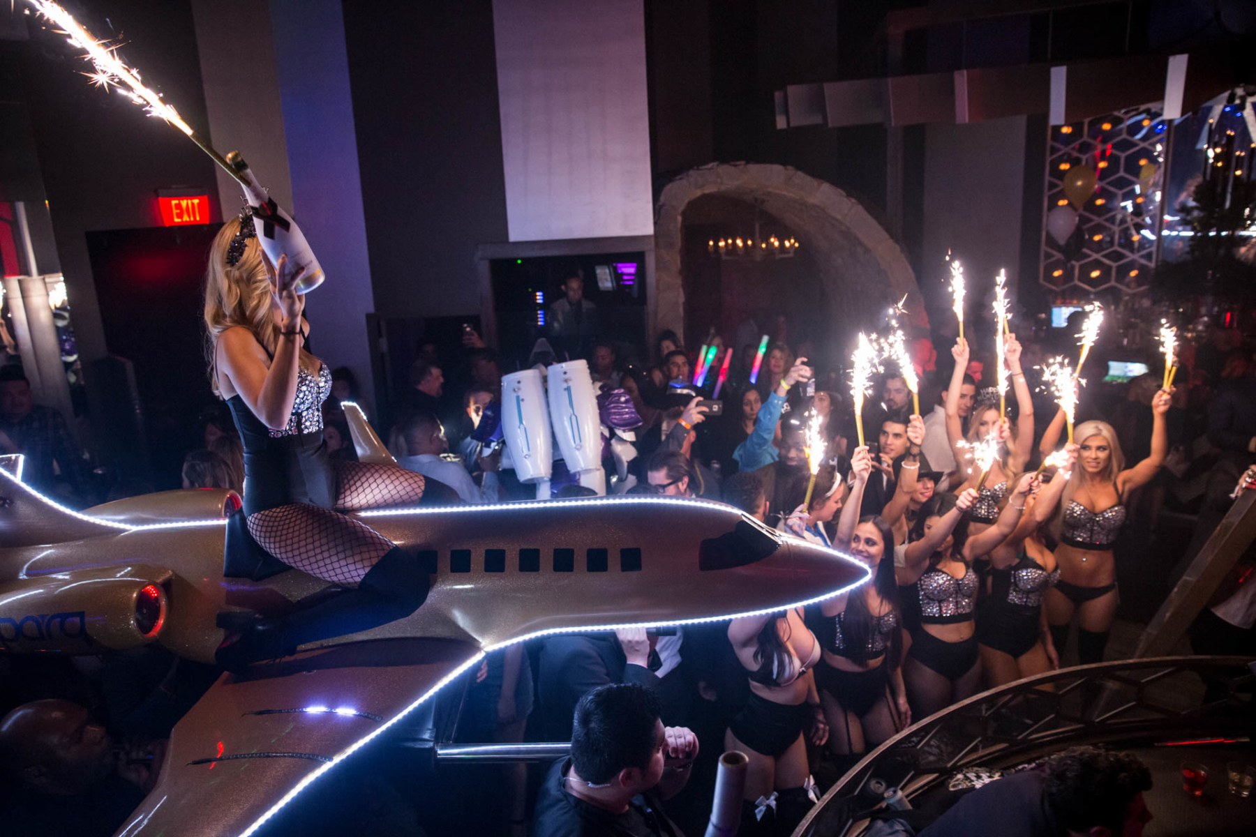 Sound, lighting, and design at Parq Nightclub